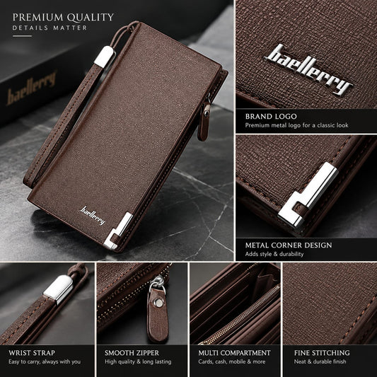 Baellerry - A Premium Quality  Long Wallet Brown