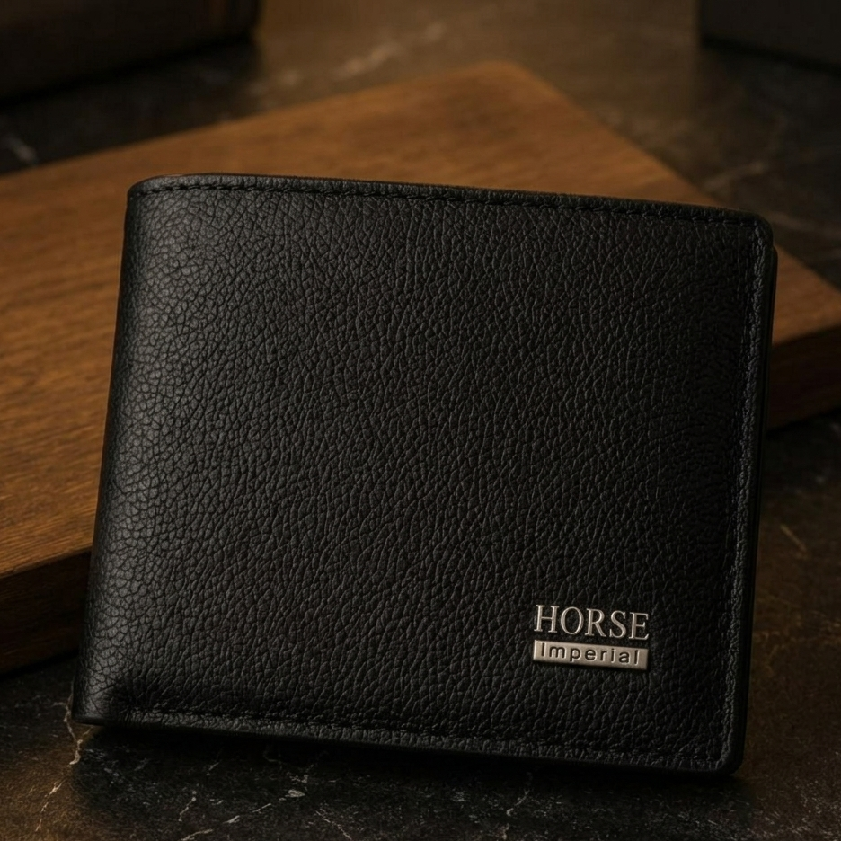 Imperial Horse Genuine Leather Wallet Black