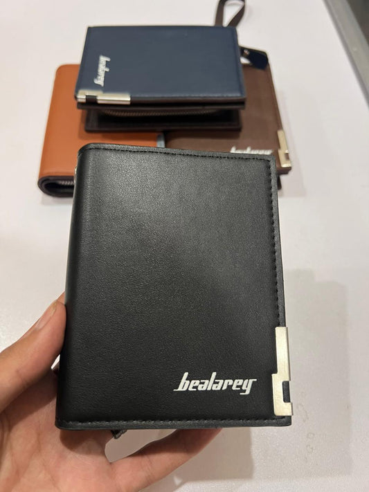 Baellerry Black -Slim Premium Leather Wallet – Minimalist & Everyday Carry