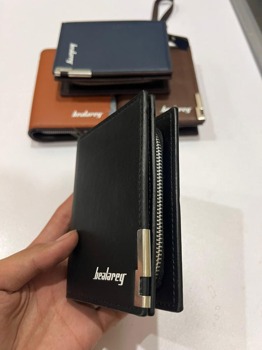 Baellerry Black -Slim Premium Leather Wallet – Minimalist & Everyday Carry