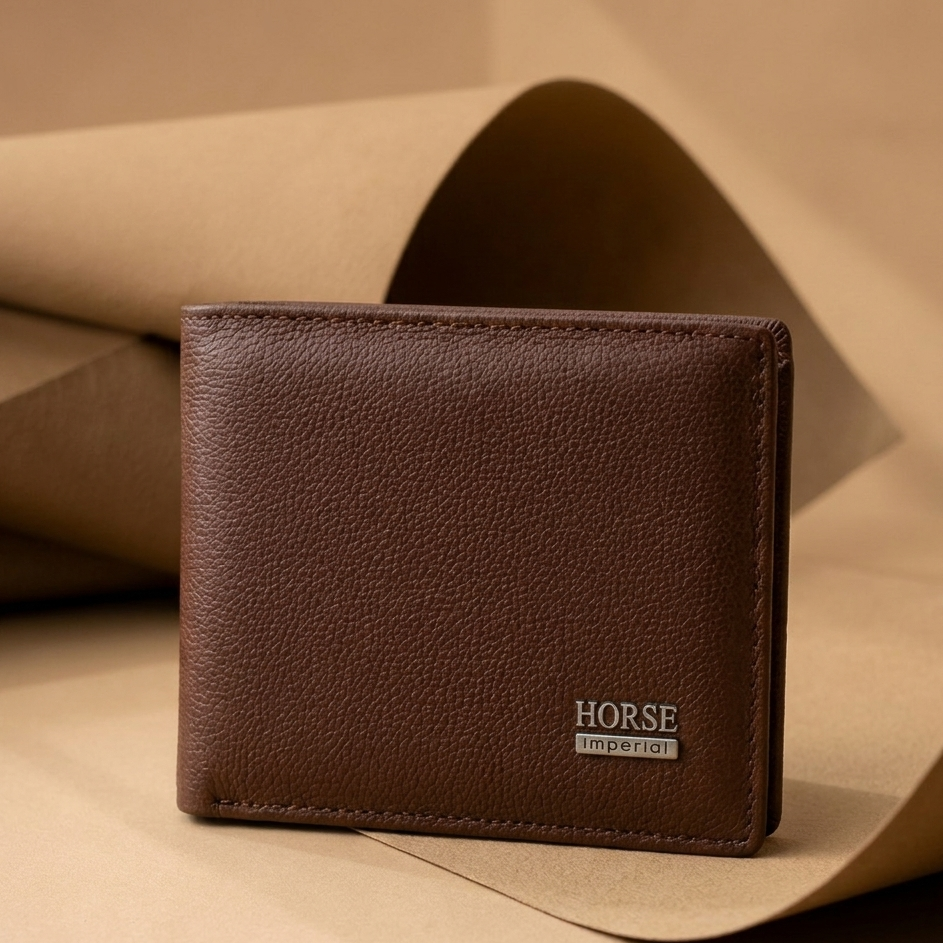 Imperial Horse Genuine Leather Wallet brown