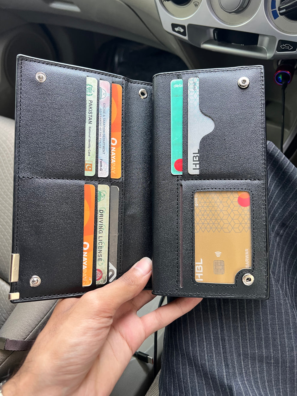 Baellerry - A Premium Quality  Long Wallet black