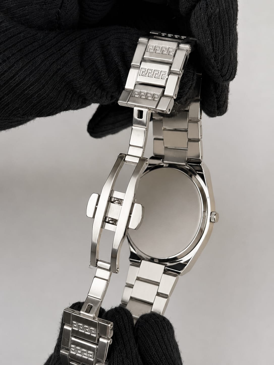 Versace Black Dial Luxury Men's Watch.