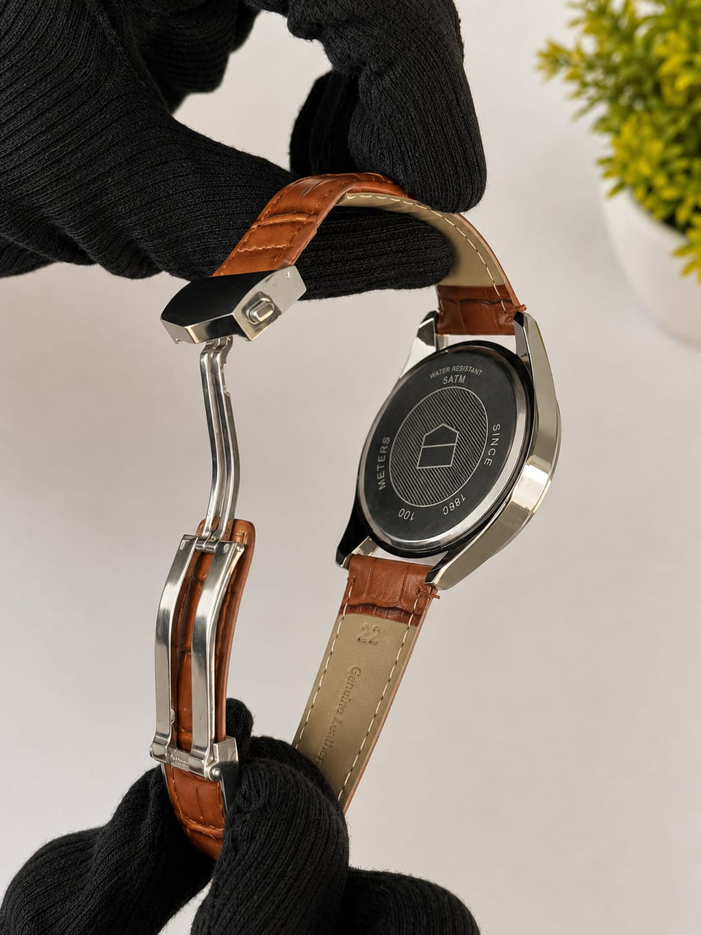 TAG Heuer Carrera Calibre 5 – Elegant Silver Dial with Brown Leather Strap